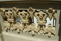 Detalle molduras restauradas