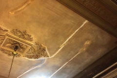 Restauración de cielorraso, estado original