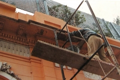 Trabajo de restauración en proceso