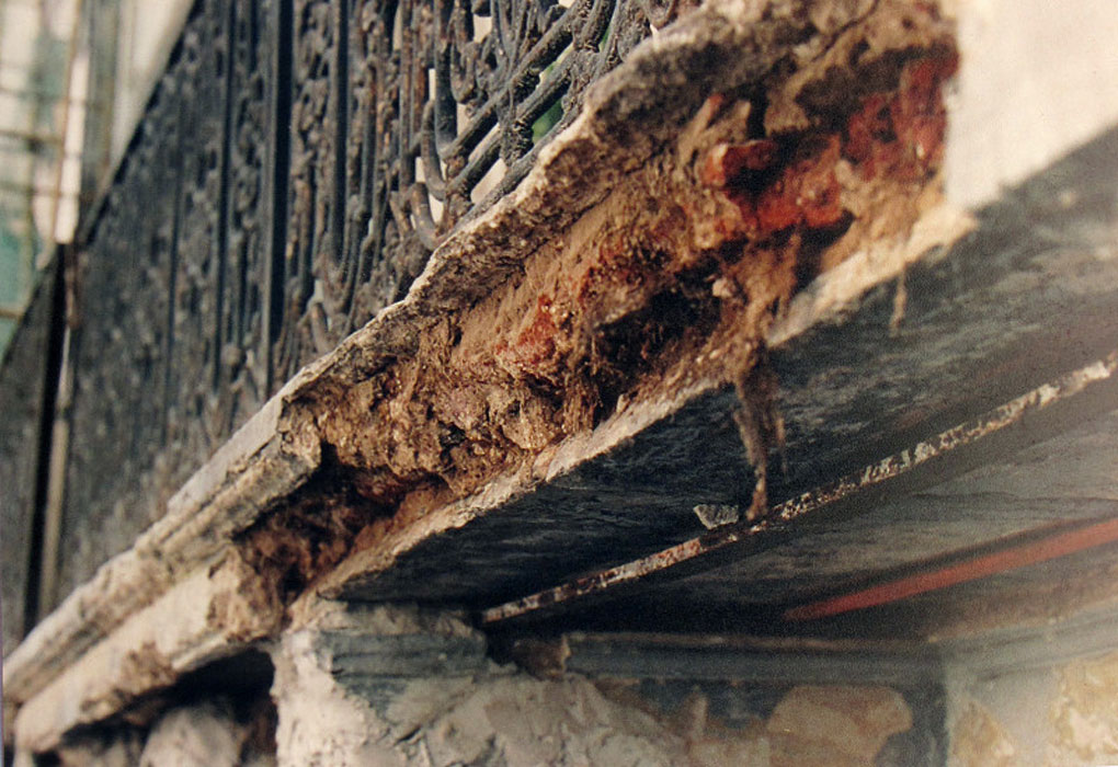 Estado del balcón.