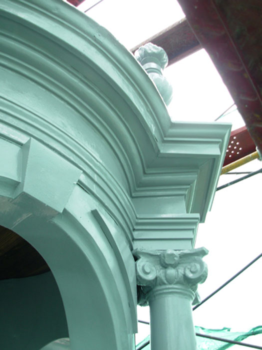 Detalle de la linterna.