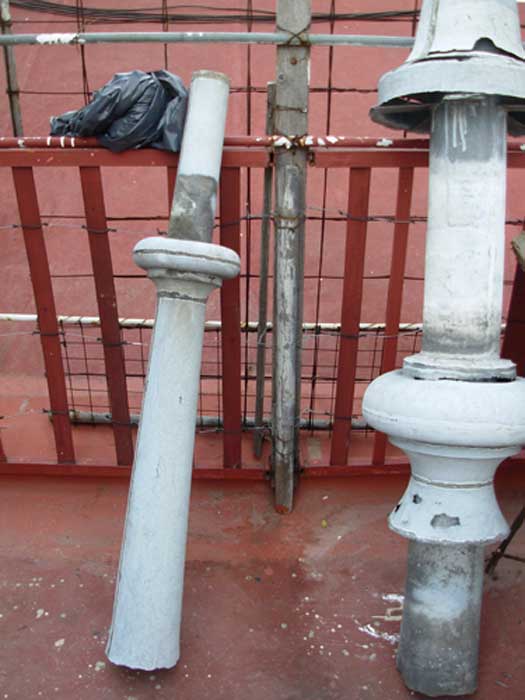 Aguja desarmada.